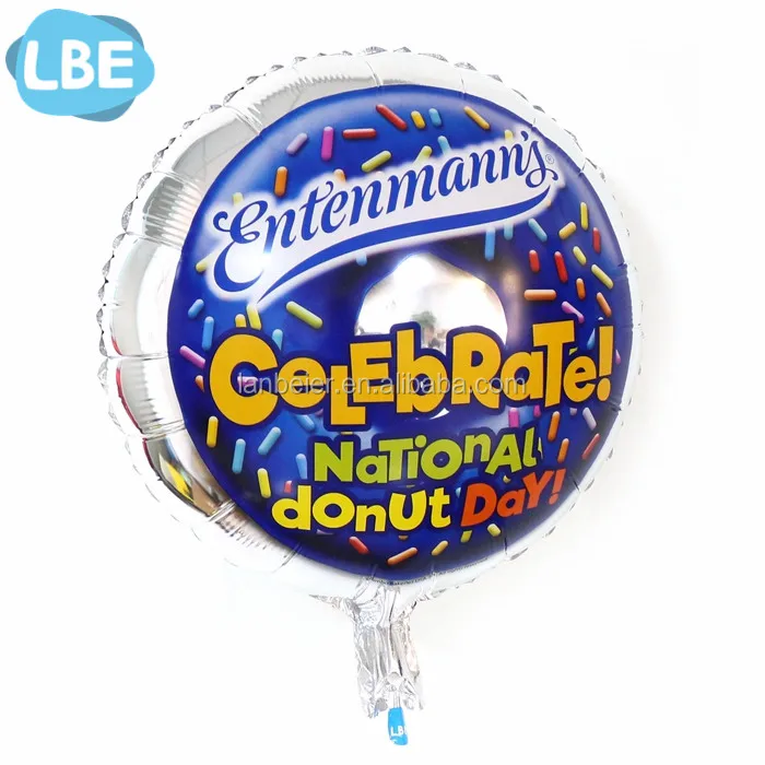 custom mylar balloon round globos metalicos with logo printed