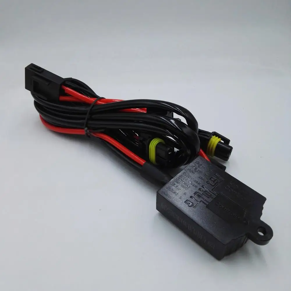 
H4 Hi/Lo hid xenon headlight high low beam 35w with big waterproof relay harness wire fits all HID xenon bulbs 