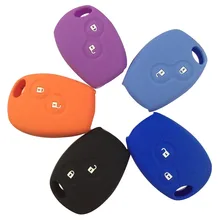 silicone car key case for Renault 2 button Clio Scenic Megane Duster Sandero Captur Twingo Modus remote control cover