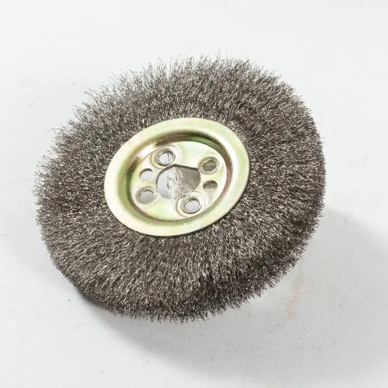 FMT Deburring Cleaning Polishing  circular round  wheel Barbecuing Machine Brush