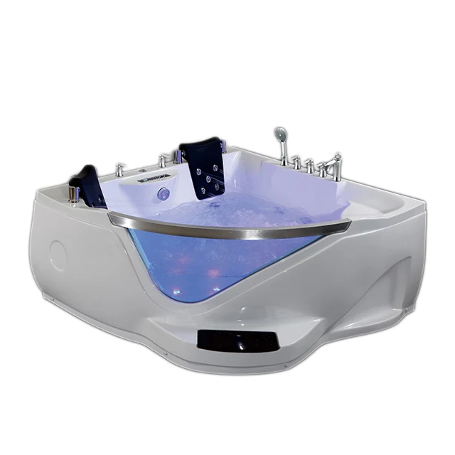 Sexy Bubble Massage tub SPA Bathtub Triangle Whirlpool bathtub Double  bath