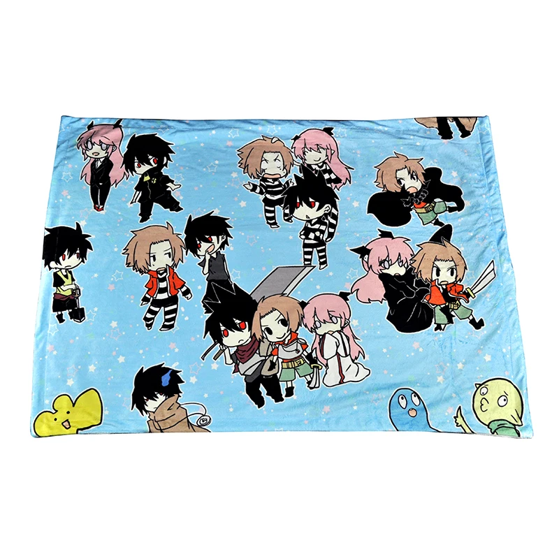 Anime blanket custom printed quilt cover summer quilt bed cover double side