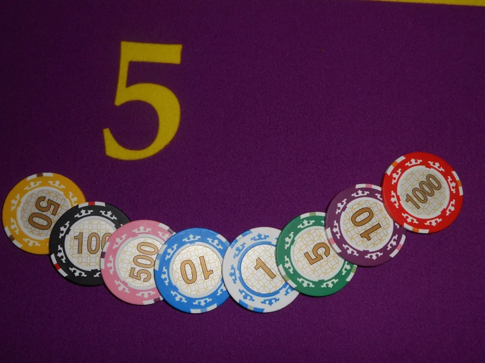 first class14g 3 tone clay poker chips with your own logo,