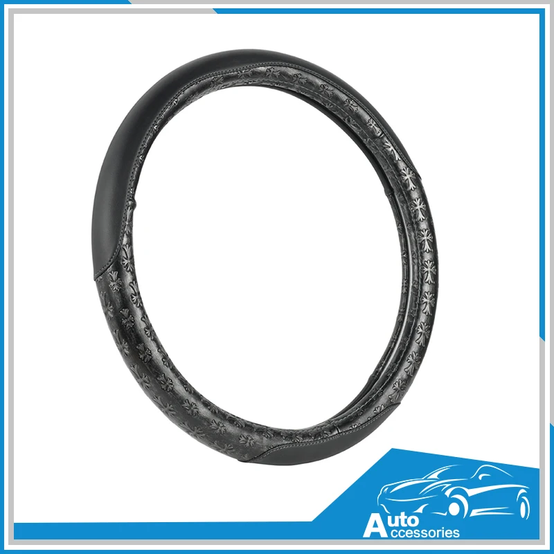 Eco-Friendly Flower 14.5 Inch Steering Wheel Cover