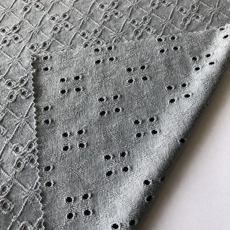 
Advanced best design 76%polyester 19%rayon 5%spandex knitting jacquard dyed fabric for garment 