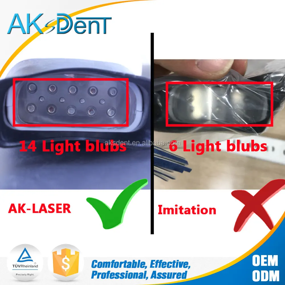 
AKsDenT dental equipment D9GG 14 LED teeth whitening led light bleaching light whitening tooth lamp Teeth Whitening Machine 