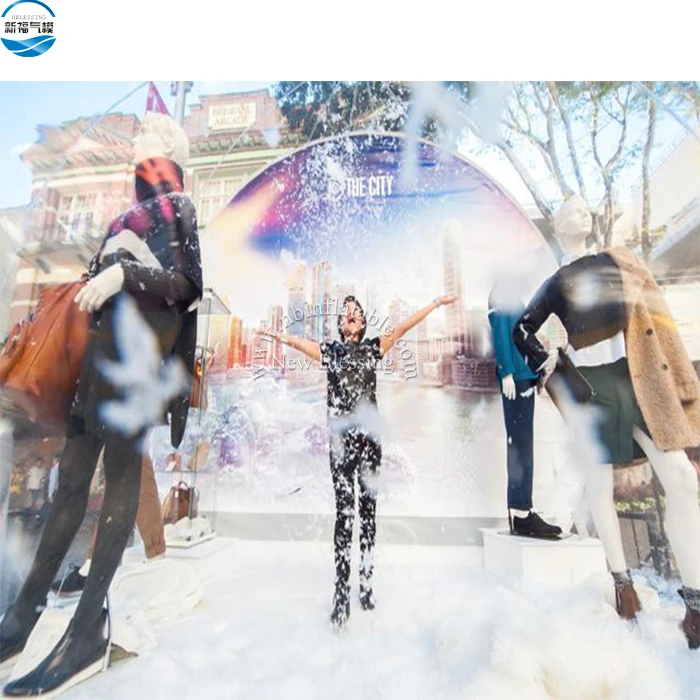 Заводское высокое качество Рождественское украшение гигантский надувной снежный шар индивидуальный фон