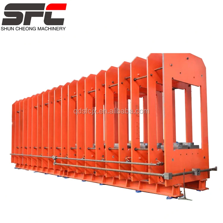 Top quality rubber conveyor belt track vulcanizing press production line for curing fabric/steel cord