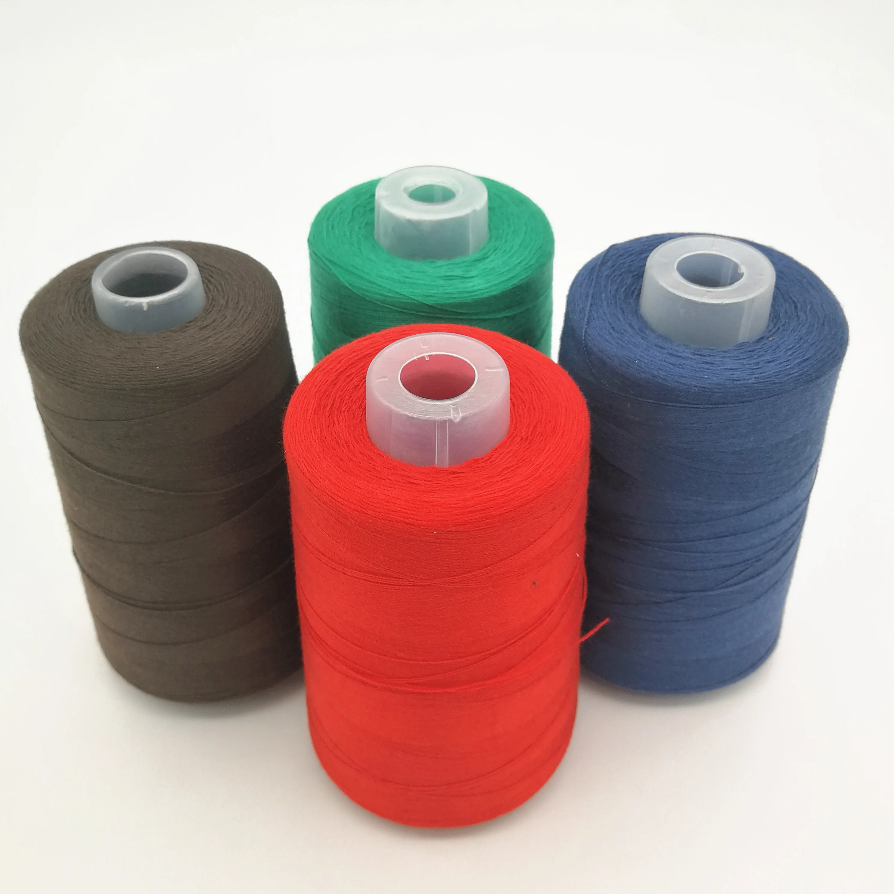 
China direct sale high tenacity 20s/2 20s/3 100% polyester spun yarn for sewing thread 
