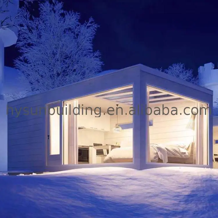 2022 New prefab luxury flat pack container shop mansion and prefab luxury container home houses made in China