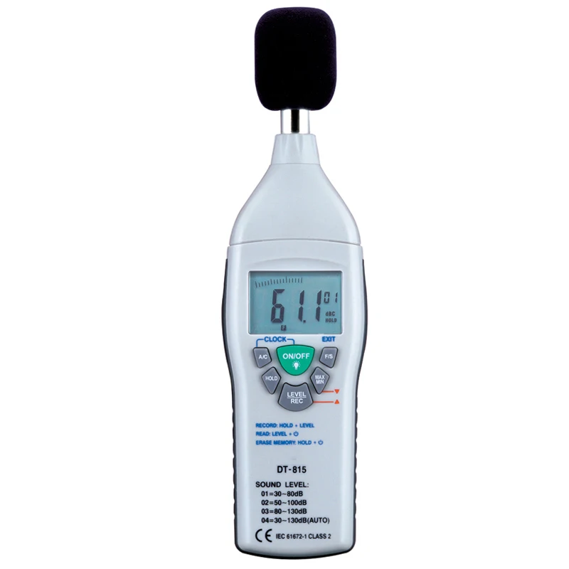 sound level meter Noise meter The volume db test