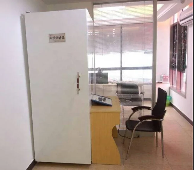 
Mobile mini audiometric booth for hearing lost test with audiometer 