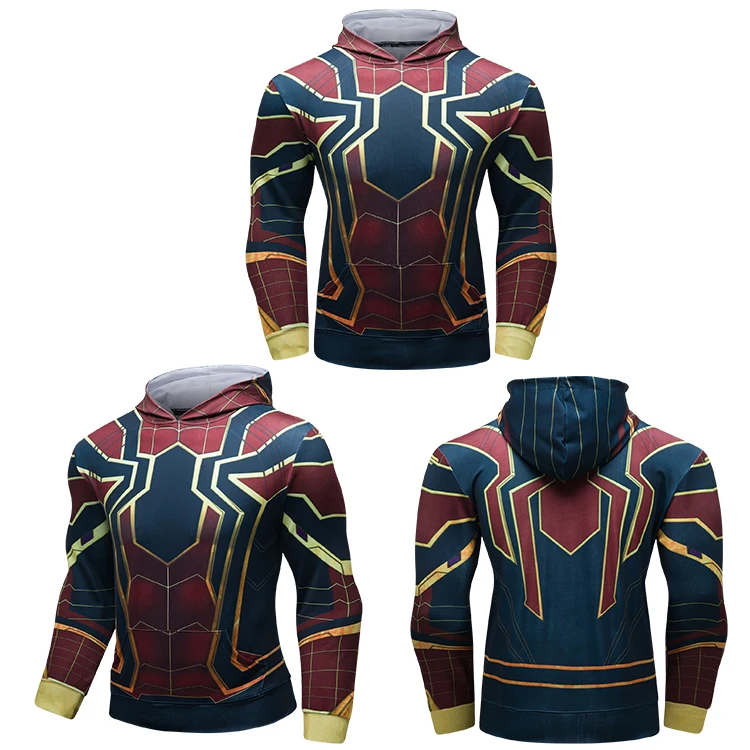 mens cheap blank plain funny spiderman black panther hoodies clothing