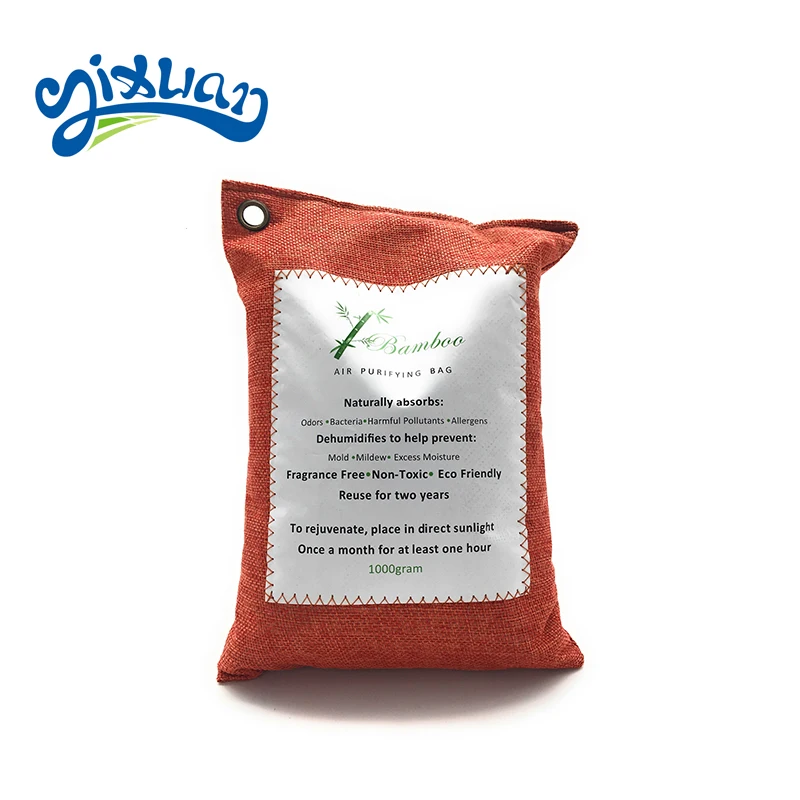 
air purifying bamboo charcoal odor bag 
