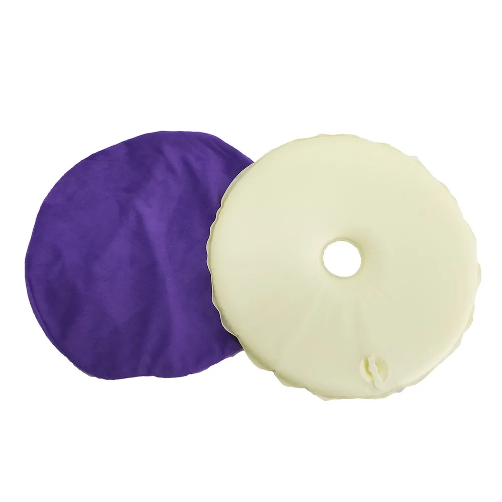 
outdoor camping travel office home foam filling child soft chair back pain air inflatable cushion 