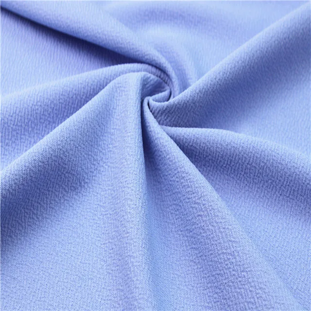Textile high quality Polyester Spandex Jacquard liverpool heavy moss crepe fabric for garments