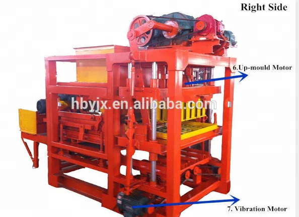 10% discount price QTJ4-28 used block machine for sale hollow block machine concrete cement brick making machine