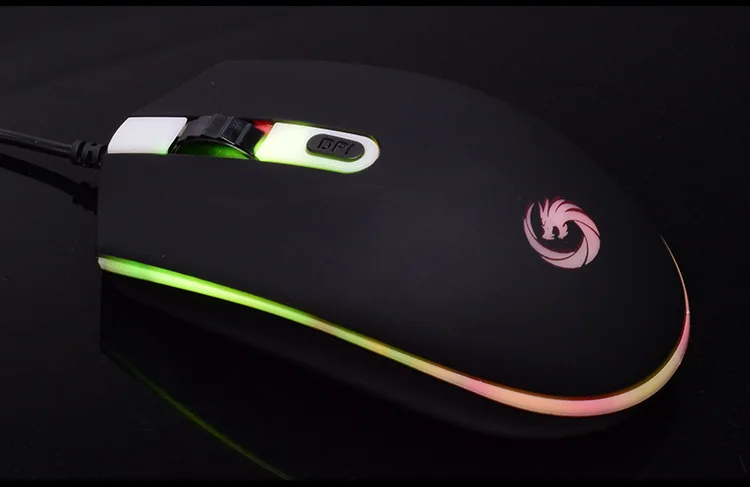 Hot Selling Gaming Colorful Led Lights Wired Gaming Mouse For PC Laptop and Mac Computers