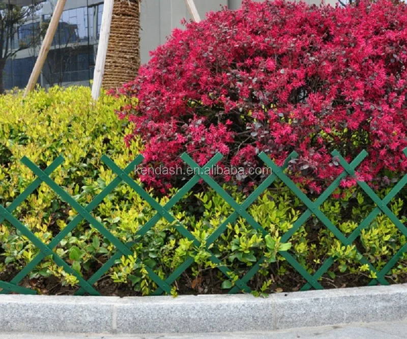 Garden decorative PVC plastic fence trellis