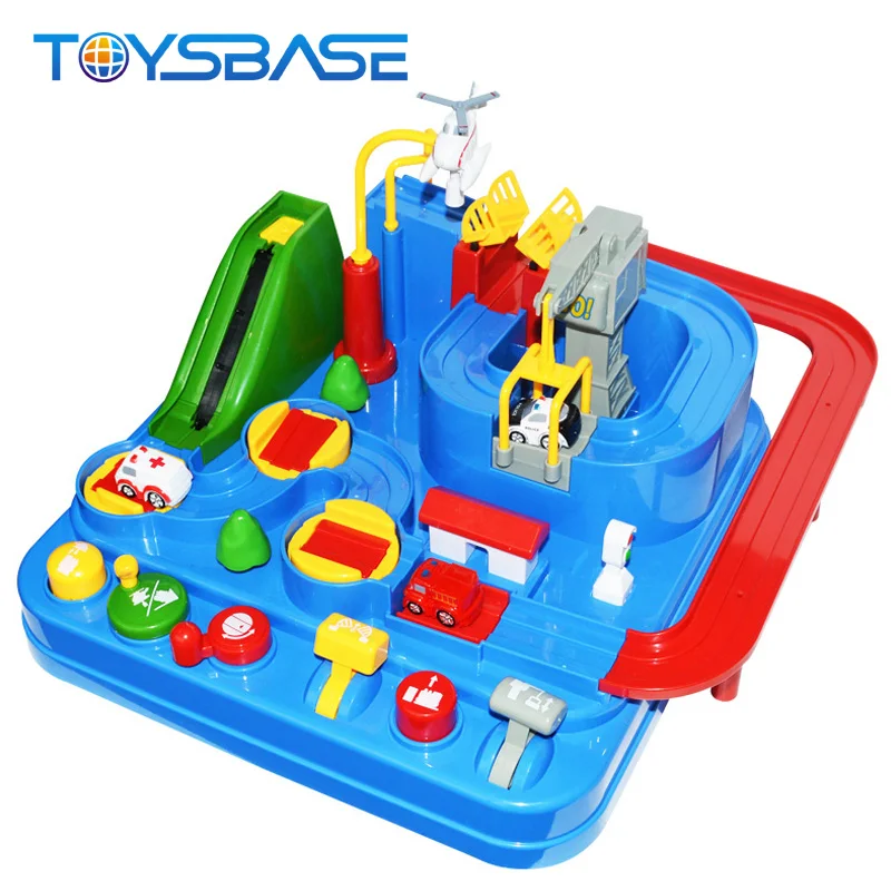 New Products Kids Play Slot Car Set Plastic Fast Track Toys