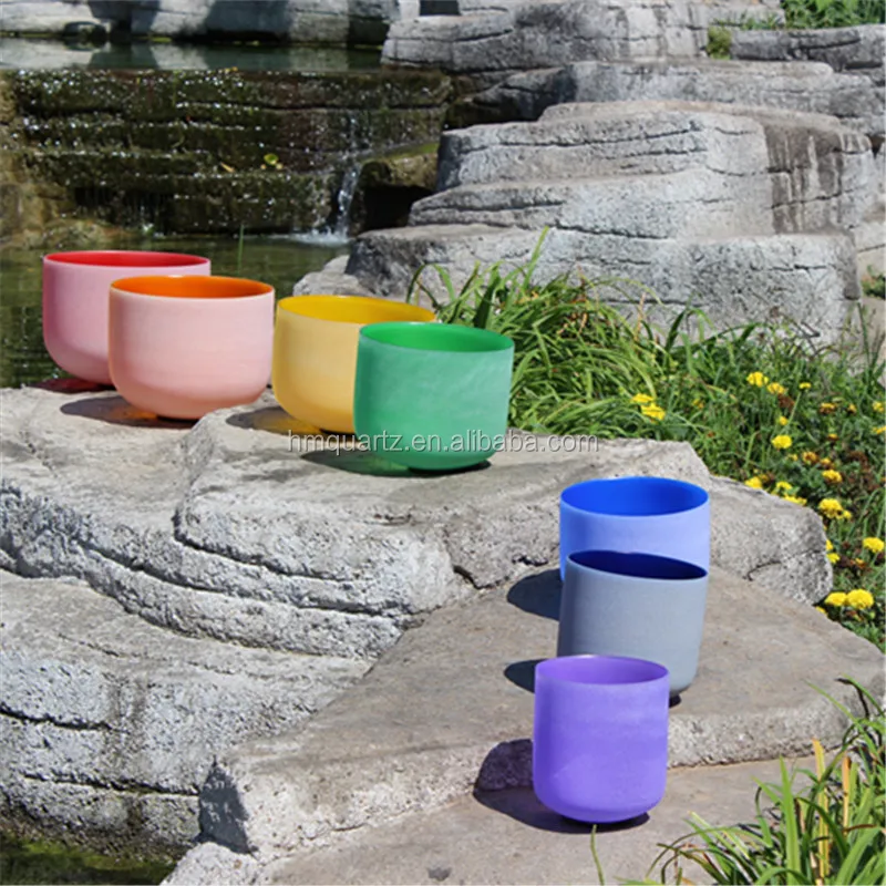 Наборы разноцветных хрустальных Поющая чашек