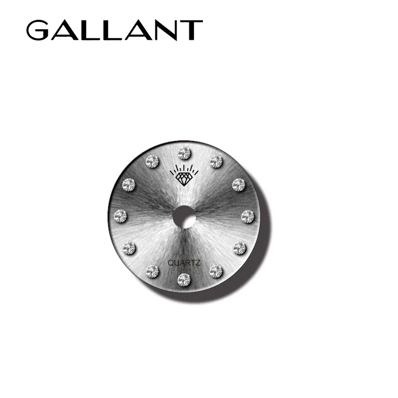 Japan movt stainless steel back mini clock insert