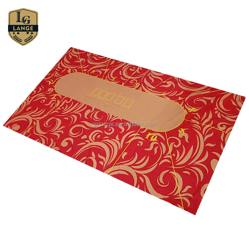 Высококачественная Толстая настольная скатерть для казино с изображением Техасского холдема