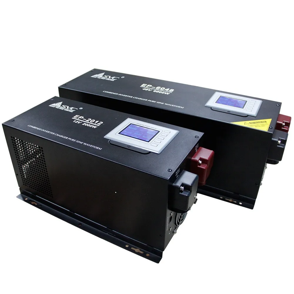 China 5KW Combined Charger Pure Sine Wave CPU LCD 48V Solar Inverter