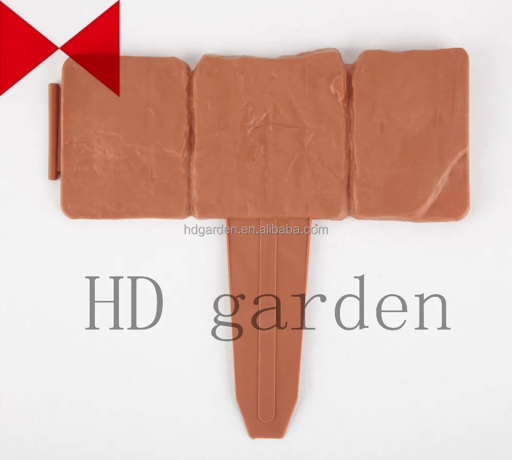 Stone look Plastic Small Fence