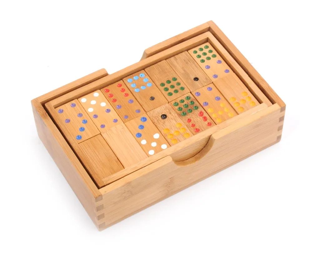 Wholesale Factory Price Custom Bamboo Games Domino