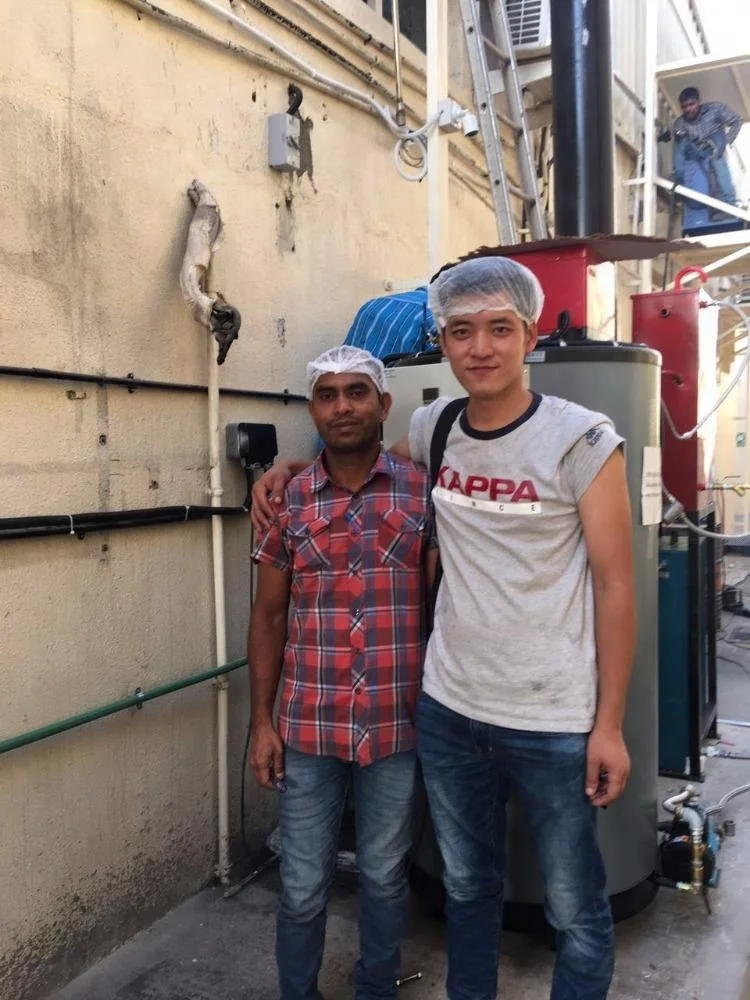 CE Certified 300KG/H Vertical Gas Fired Steam Generator