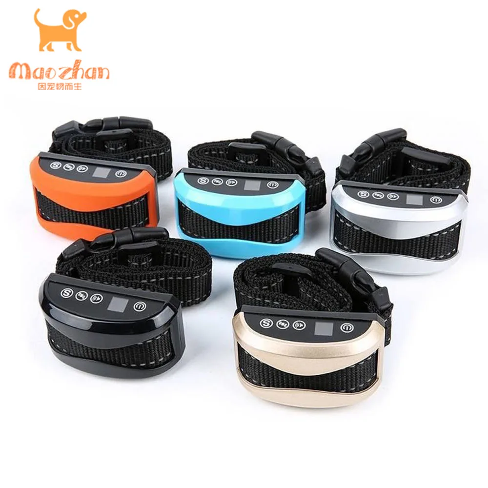 Factory price control dog barking collier anti-aboiement de dressage electrique choc anti aboiement