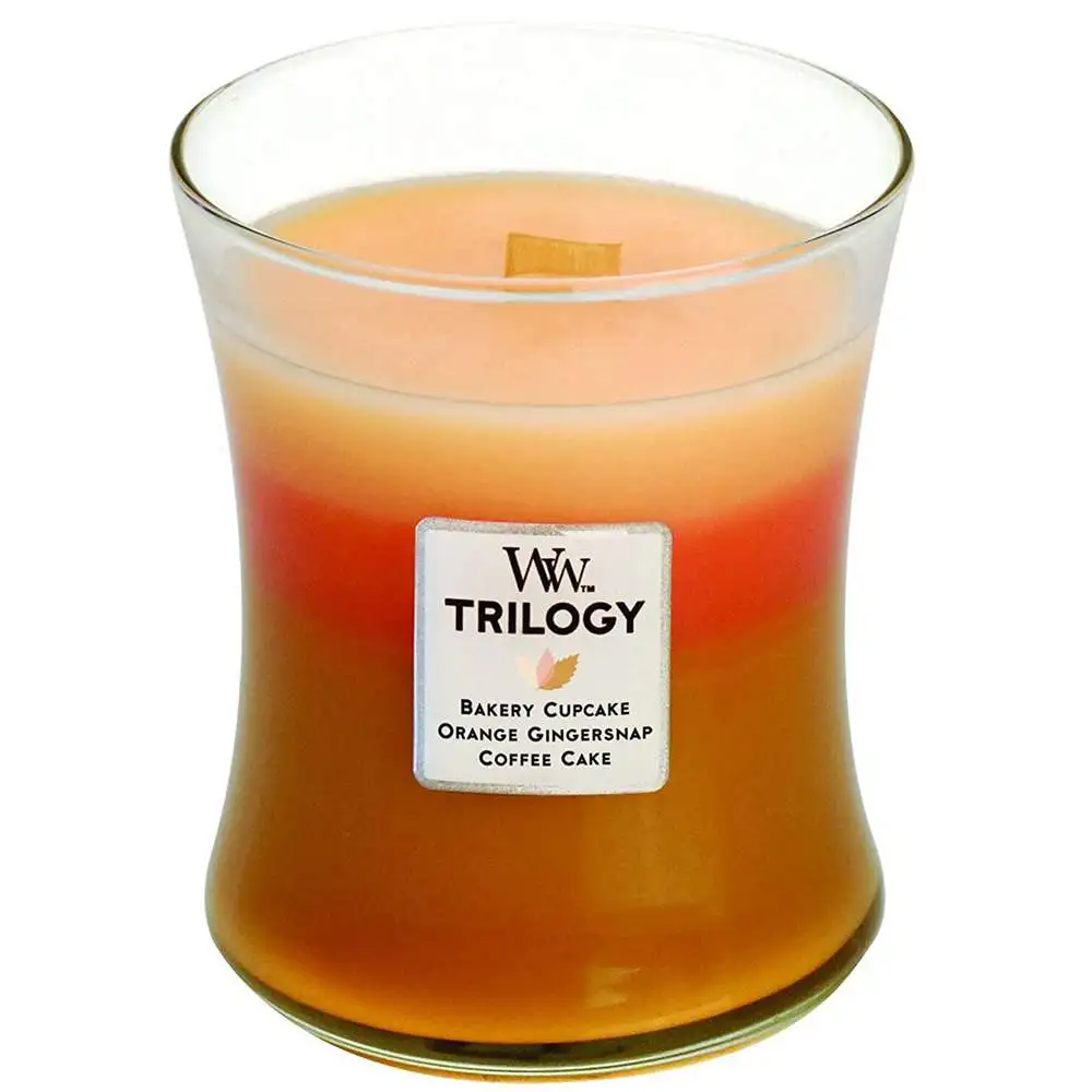 
Wooden Wick Soy Candle, Natural Scented Crackling Soy Candle, Premium Wood Lid 