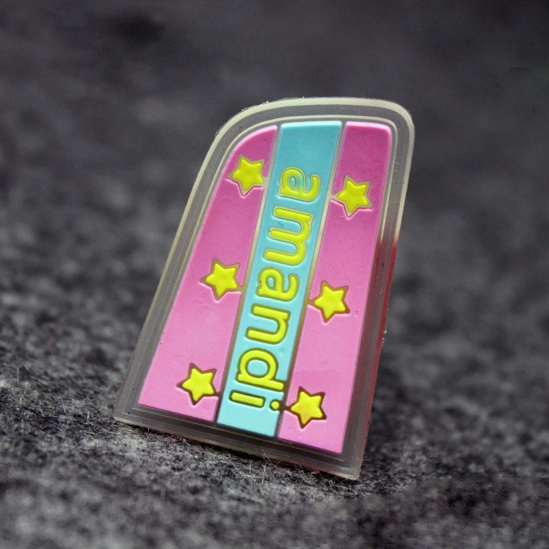 Factory directly custom silicone label branding logo rubber pvc patch 3d for clothing