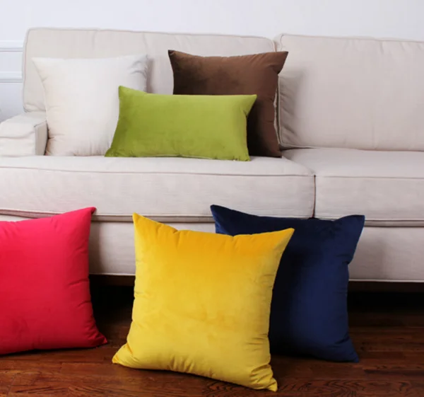 
 Завод индивидуальные высокое качество декоративные красочные плюшевая подушка  