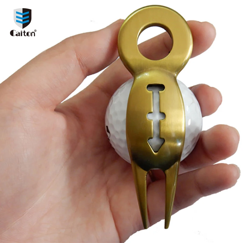 Caiton  Ball Marker Ball Liner Plus Golf Repair Tool Pitch Fork golf divot tool