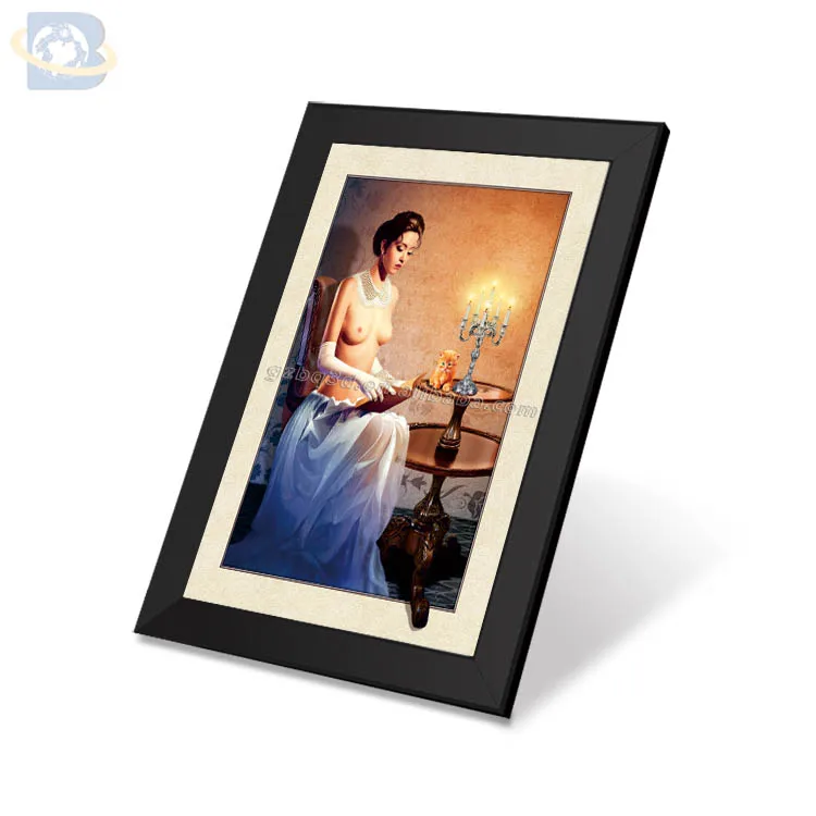 
30x40cm 5d lenticular lady portrait painting 5d portrait poster for living room decoration 