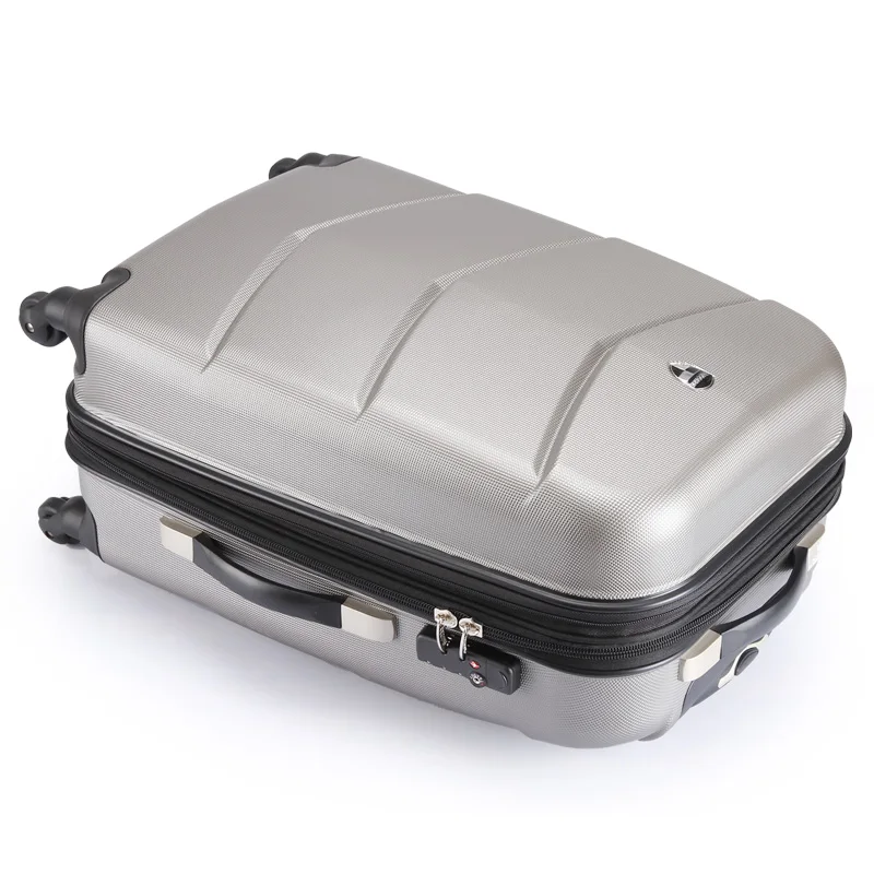 100% polycarbonate airport luggage smart trolley with full aluminum trolley