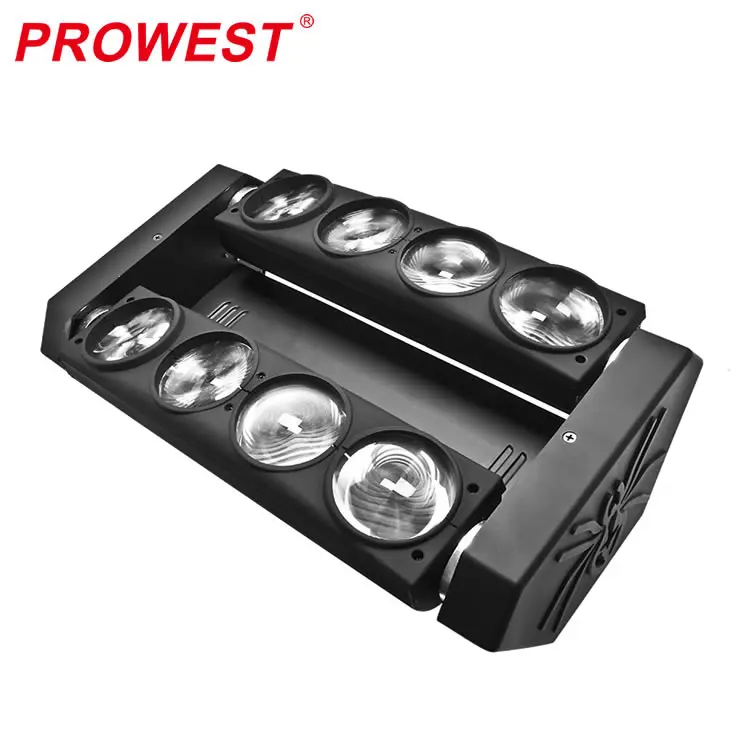 
Guangzhou Stage Pro Lighting 8x10w White LED Moving Head Beam LED Spider Light 