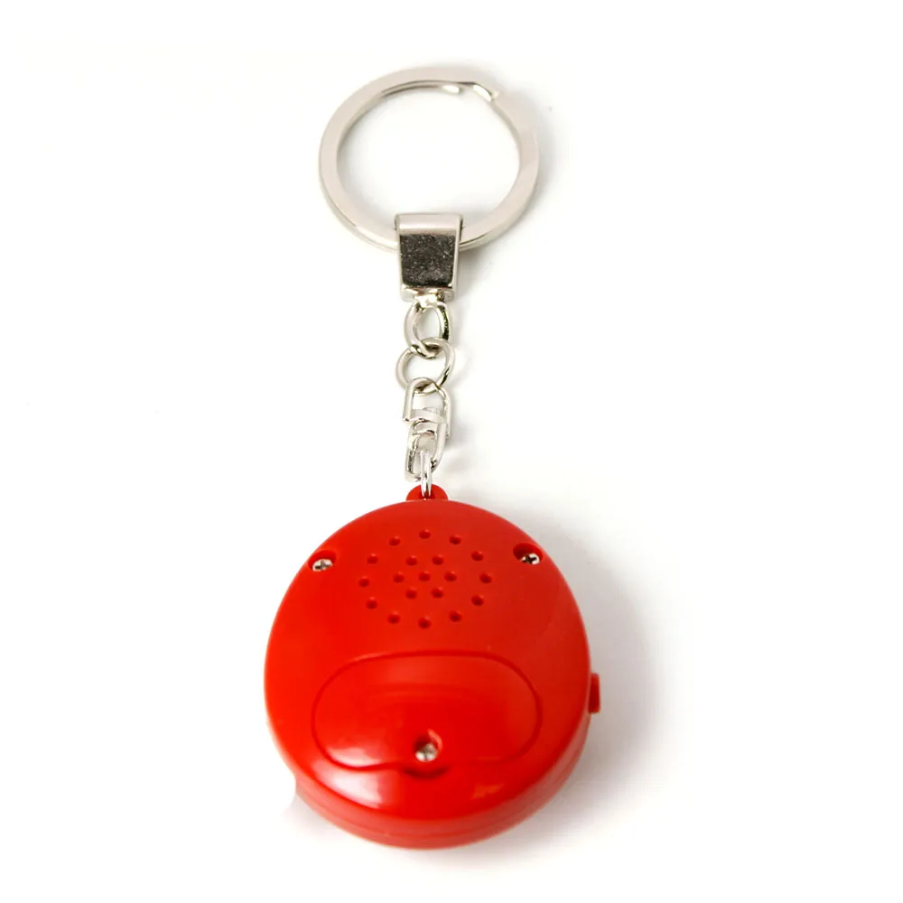 Plastic Recordable Sound Keyring,Mini Oval Voice Music Talking Keychain for promotion