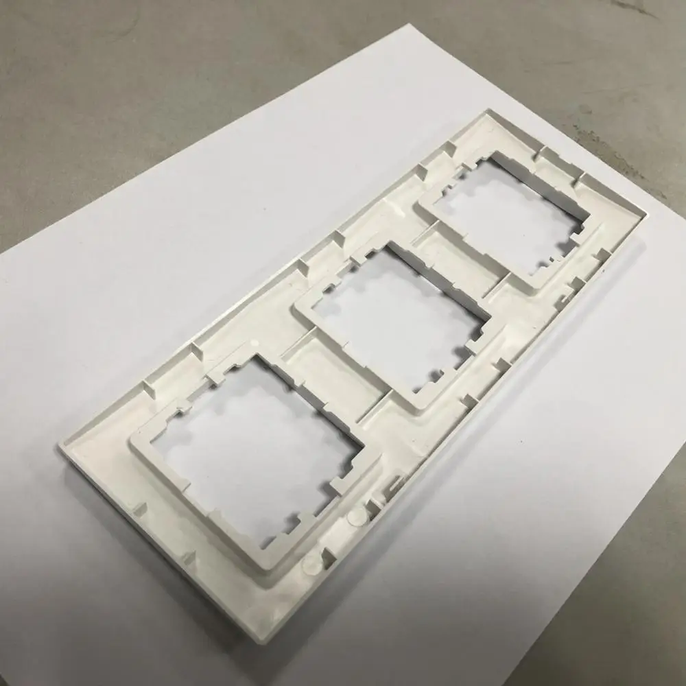 Injection Mould for Three-position Switch and Socket Enclosure Housing Panel Latest Design High Quality Custom Molding supplier