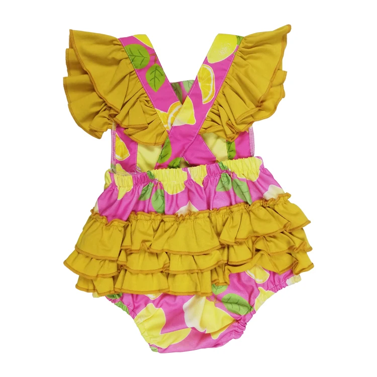 
adorable children boutique clothes girls romper toddler organic cotton baby clothing 