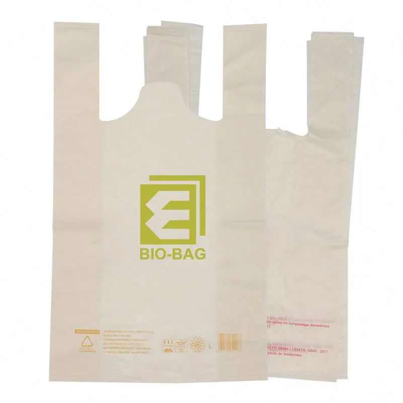 
Disposable Malaysia Packing Clear Emballage Custom Biodegradable Plastic Bag Plant Raw Material 