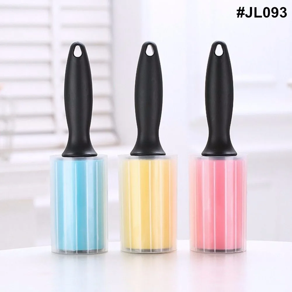 
Reusable Washable Lint Roller Sticky Silicone Dust Hair Remover washable Cleaning roller Brush 