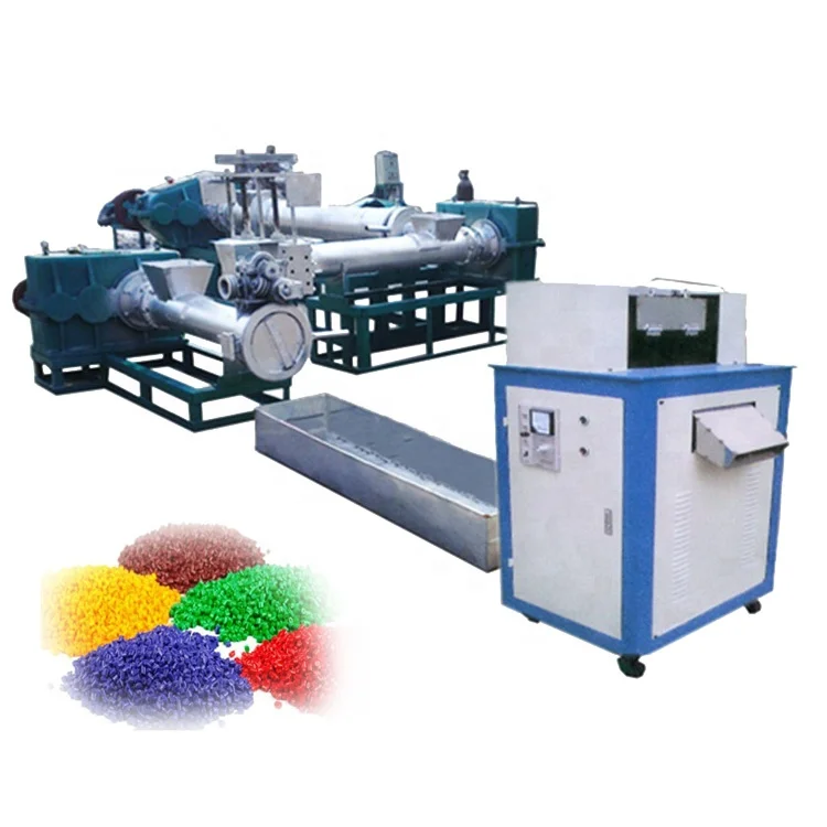 Plastic Recycled Granule Machine plastic pellet  making machine waste plastic extruder