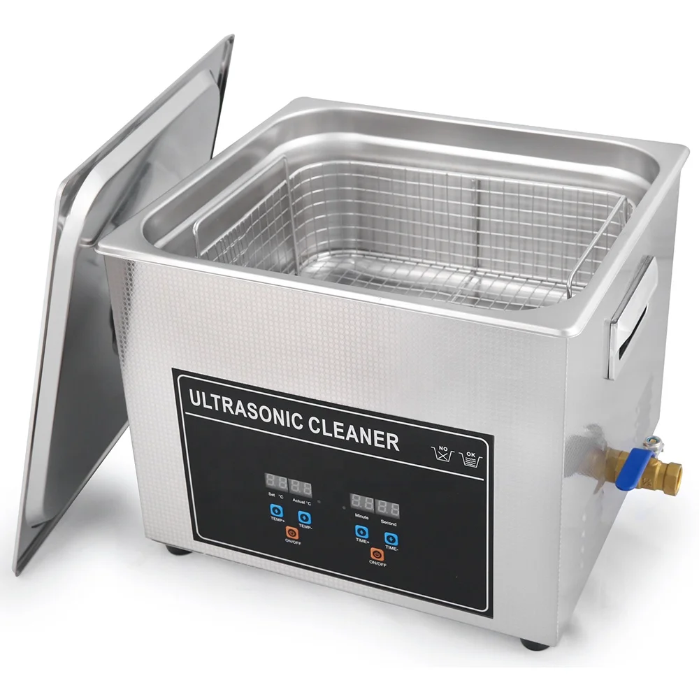 540W 40Khz 15l ultrasonic washer in kitchen for crayfish, fruits and vegetables cleaning