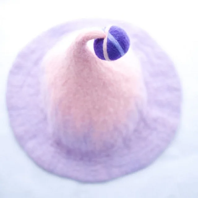 
100% wool DIY cosplay witch Harry potter Starry sky felt caps hat 