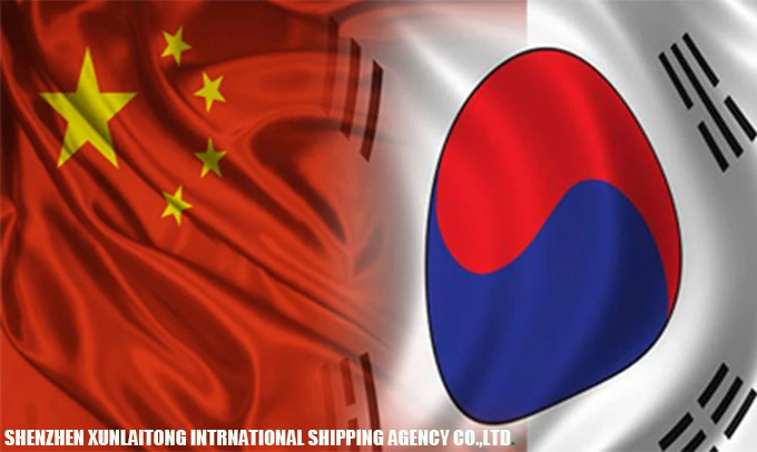 sea freight forwarder shipping ddu ddp service China freight forwarding agent to Korea sea freight low price service quality