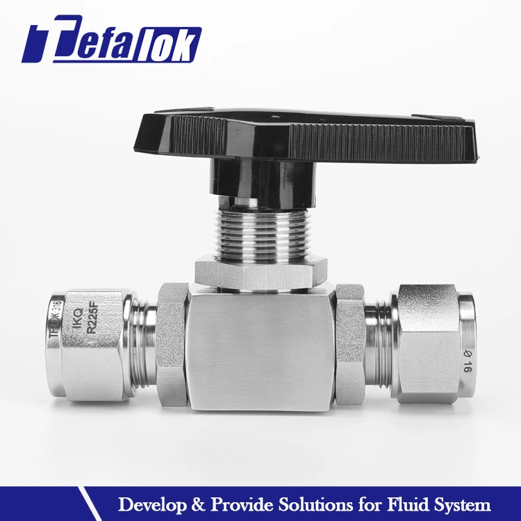 2pc ss m/m ball valves for co2