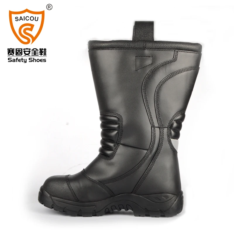 
Fireproof boots rubber fireman boots 